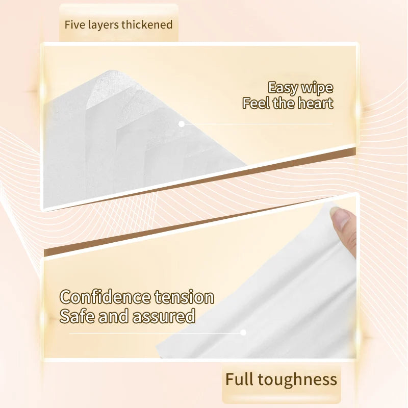 Max 48 Rolls Coreless Toilet Paper Household Pack Soft Absorbent Tissue