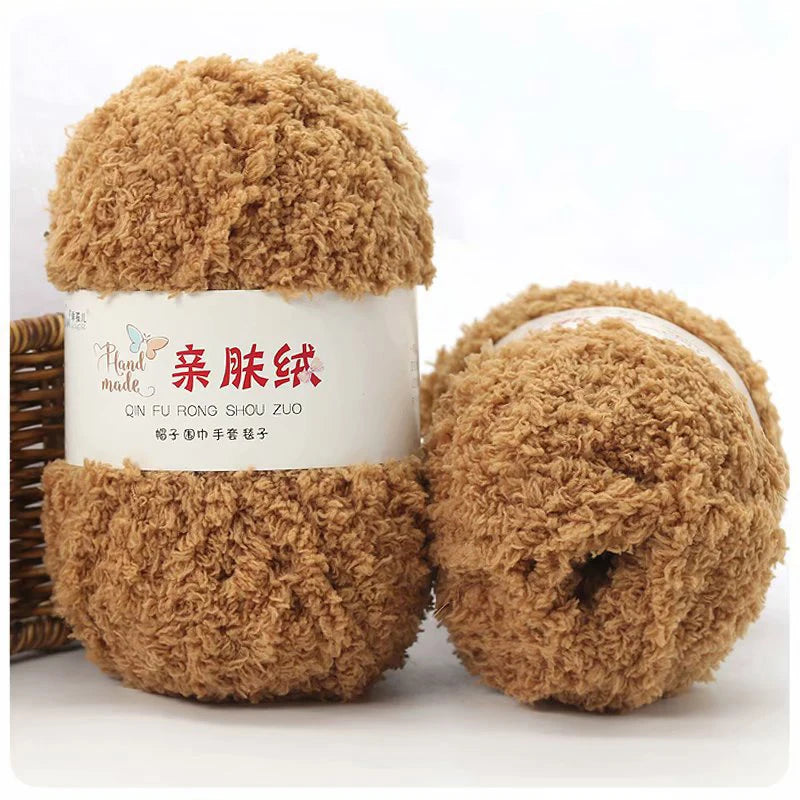 50g/Set Chenille Yarn Soft Coral Velvet for Knitting DIY