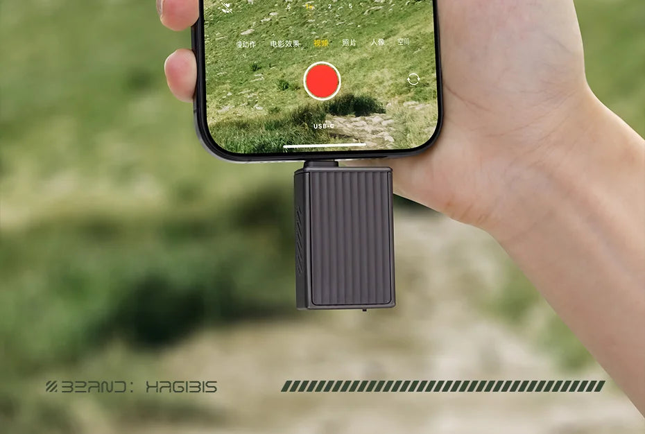 Hagibis 2230 M2 NVMe SSD Enclosure with Cooling Fan USB 3.2 Gen 2 High Speed Storage Case for Laptop iPhone 16 Pro 15 iPad