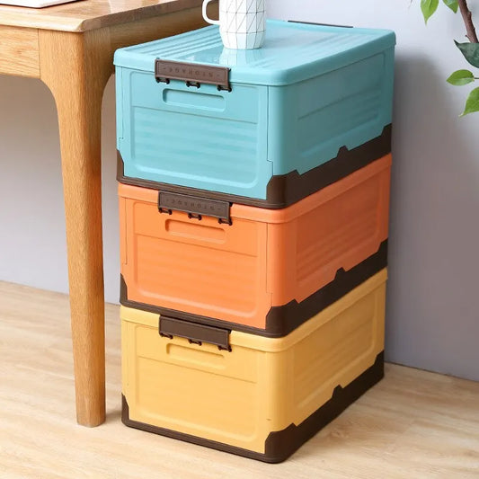 1pc Foldable Storage Box Large Capacity For Toys Clothes Books