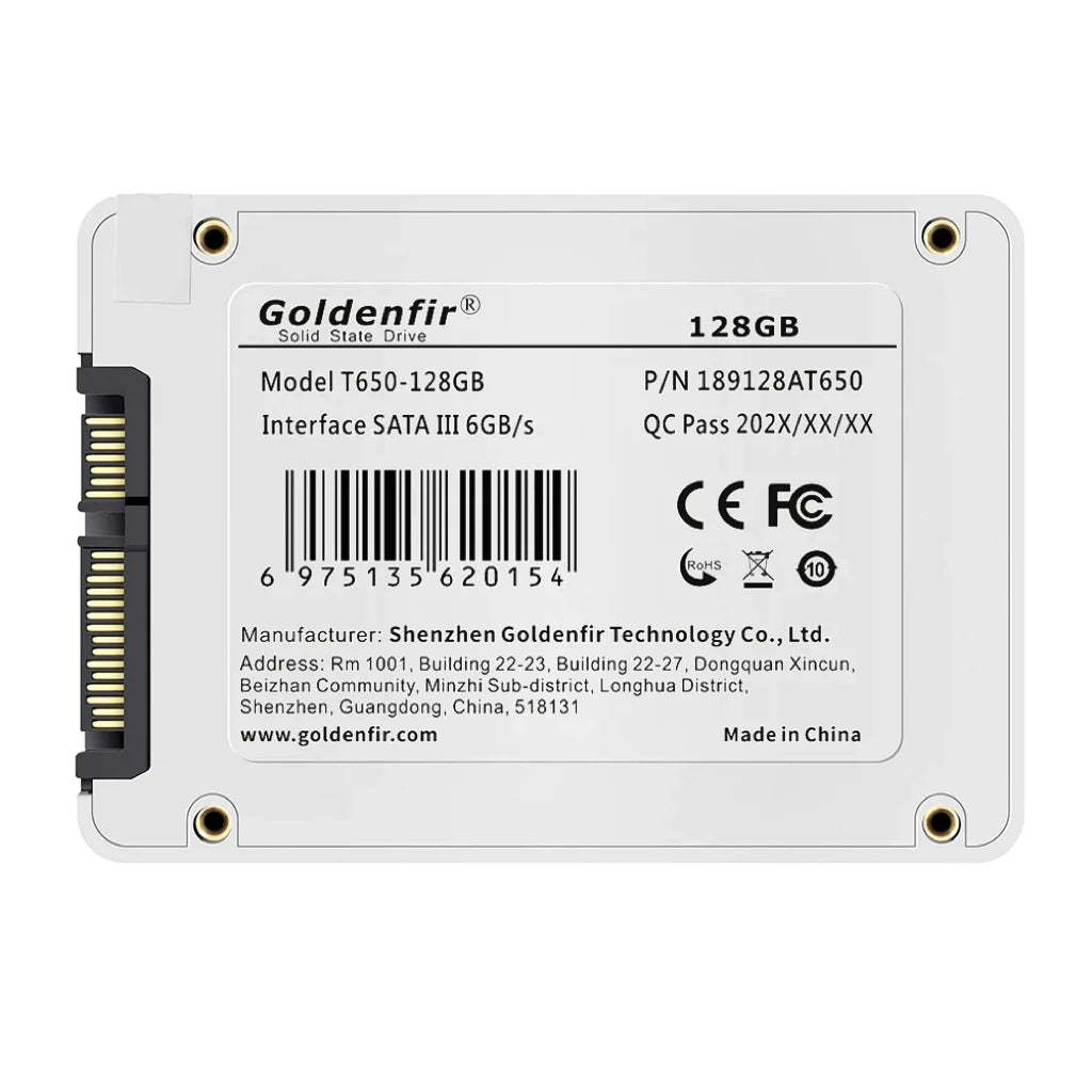 Goldenfir SSD 120GB 250GB 500GB 960GB 2.5 Hard Drive Disk Disc Solid State Disks 2.5 " Internal