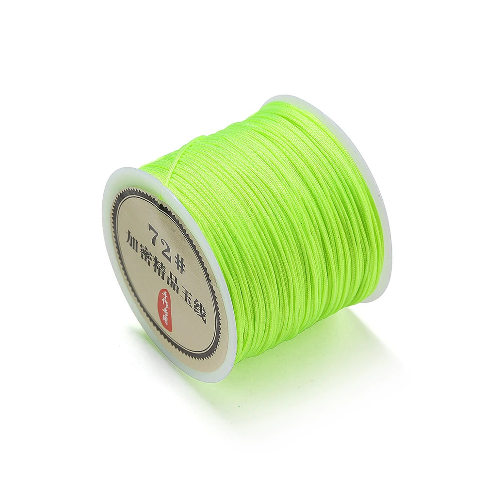 10/50M 0.8mm Nylon Thread Cord for DIY Jewelry Making