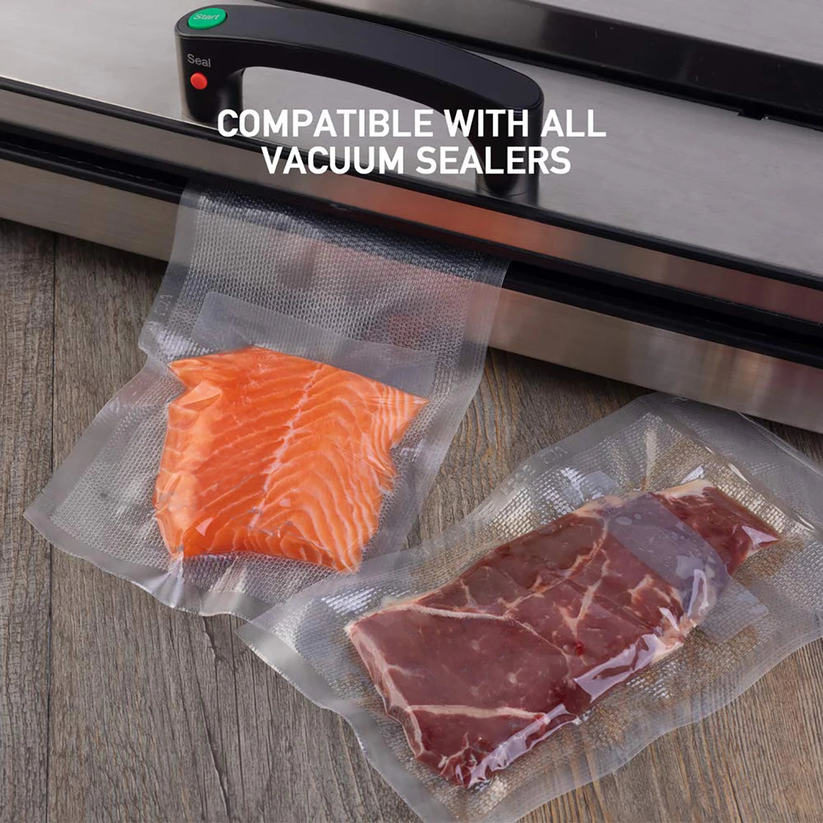 saengQ Kitchen Food Vacuum Sealer Bag Sous Vide Storage Bags For Vacuum Packaging 12/15/20/25/30cm*1500cm/Rolls