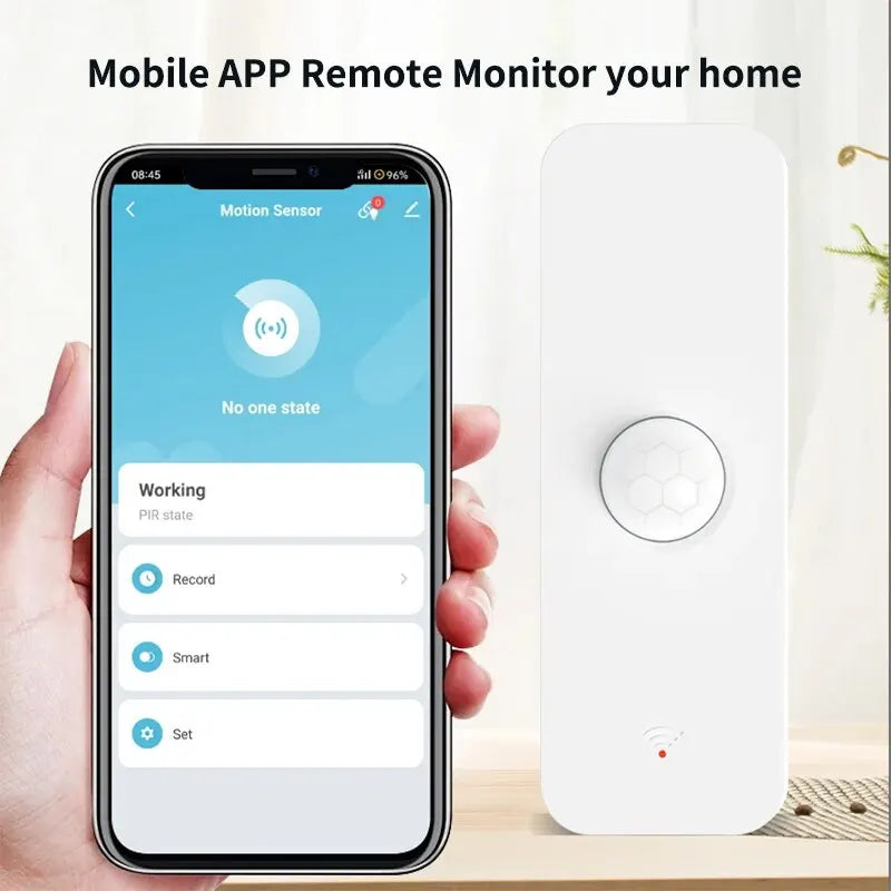 Sensor de movimiento PIR Tuya WiFi Zigbee Detector de infrarrojos para el cuerpo humano para el hogar inteligente Seguridad Smart Life Funciona con Alexa Google Home