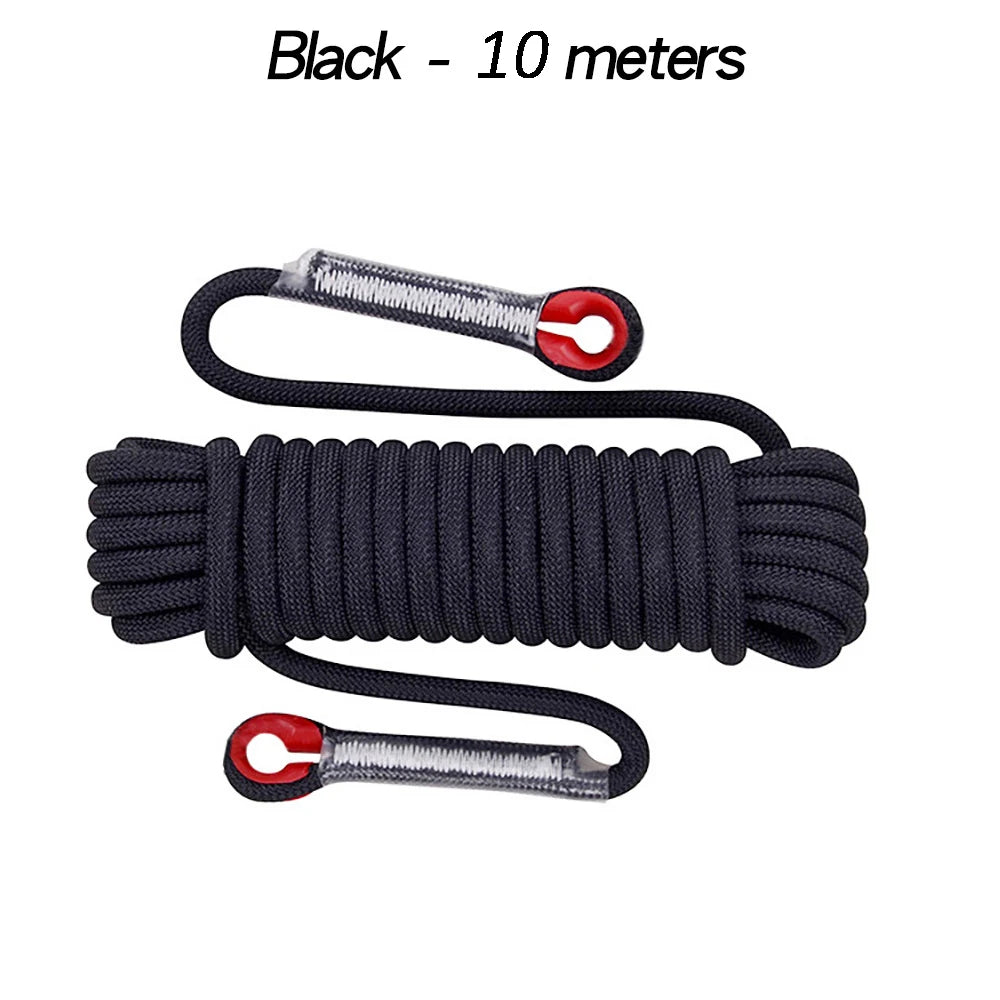 12mm 50m Outdoor Climbing Rope Static Rescue Rope for Mountaineering and Emergency Survival Gear