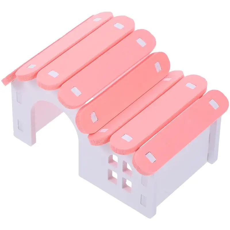 Hamster Maze House PVC Hamster Hideout Hamster Sleeping Hut Guinea Pig Cottage Hamster Cage Accessories Small Pet Cage