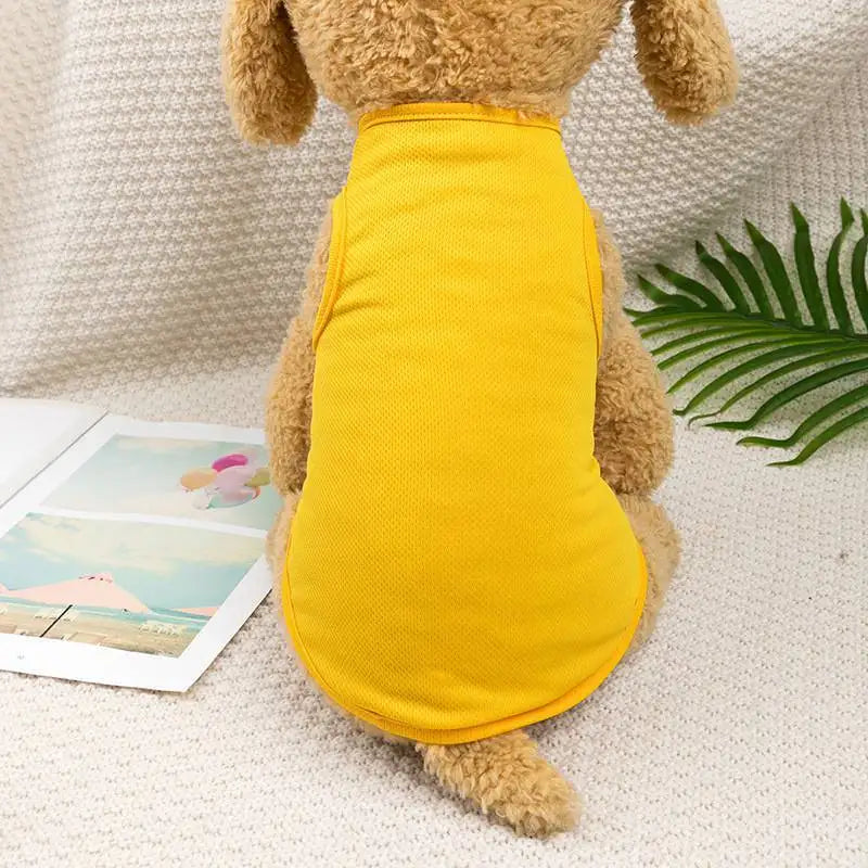 XS-XXL Summer Dog Clothes For Small Dogs Chihuahua Cute Summer Puppy T-Shirt Spring Vests For Dogs Cats Pet Products