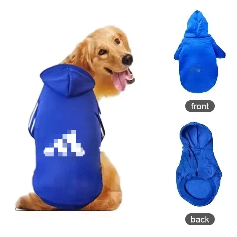 Cute Autumn Winter Warm Pet Dog Clothes Dog Hoodies Warm Coat for Medium Large Dog Jacket Sweater Puppy French Bulldog Clothes