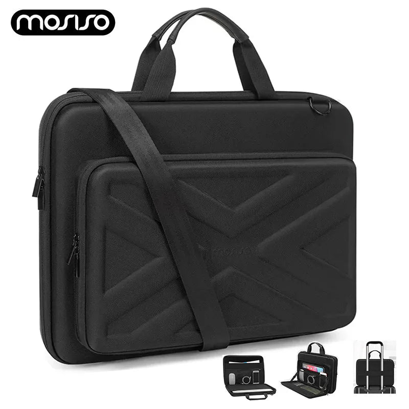 Laptop Shoulder Bag for Macbook Air Pro M1 M2 M3 13 14 15 16 17 inch Hard Shell Case HP Dell Lenovo Asus Notebook Waterproof Sle