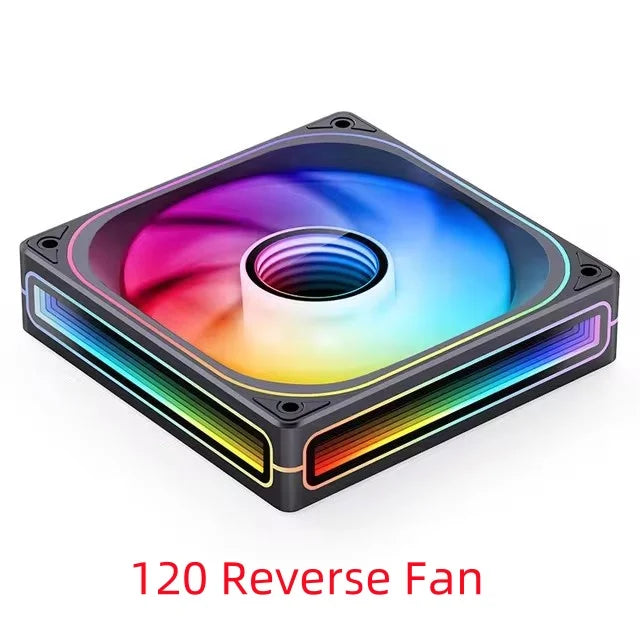 JONSBO ZB-120 ARGB Computer Case Fan 12CM 5V PWM Monolithic Structure Water-Cooled Fan Kit
