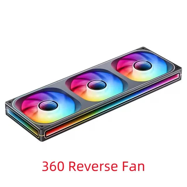 JONSBO ZB-120 ARGB Computer Case Fan 12CM 5V PWM Monolithic Structure Water-Cooled Fan Kit