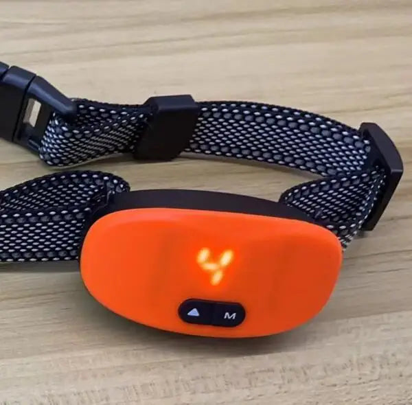 Anti bark dog collar Electric shock Vibration sound with LED for small large dogs no barking training collar dog accessories