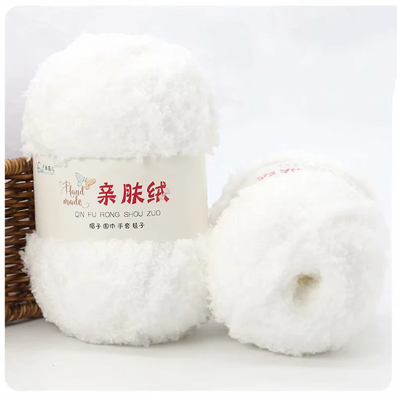 50g/Set Chenille Yarn Soft Coral Velvet for Knitting DIY