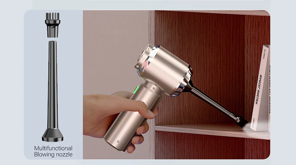 SZUK C012MAX Wireless Portable Car Vacuum Cleaner with Strong Suction Mini Handheld Design for Home and Vehicle Use