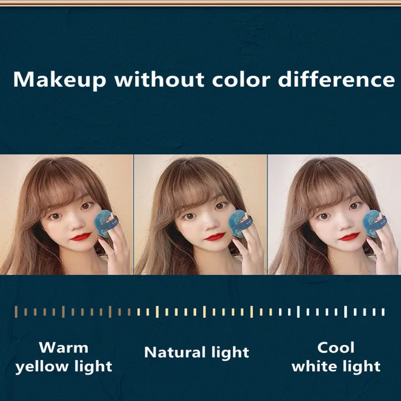 Smart LED Makeup Case with Mirror and USB Charging Waterproof Travel Cosmetic Bag for Women Portable Vanity with Adjustable Lighting