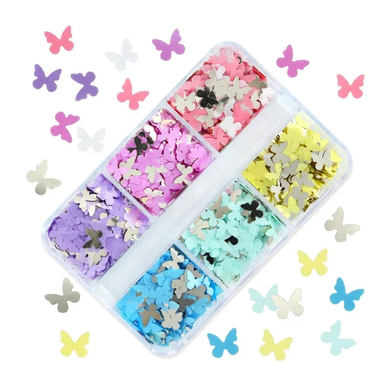 Holographic Glitter English Alphabet Flakes For DIY Resin