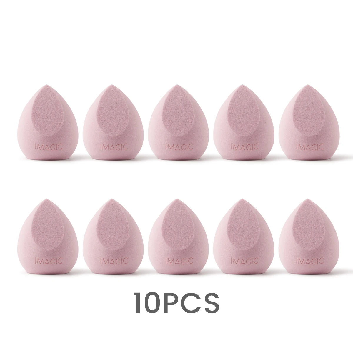 IMAGIC Professional Makeup Sponge Set 10 Pcs Ultra-Soft Wet and Dry Beauty Blender Puff for Flawless Application