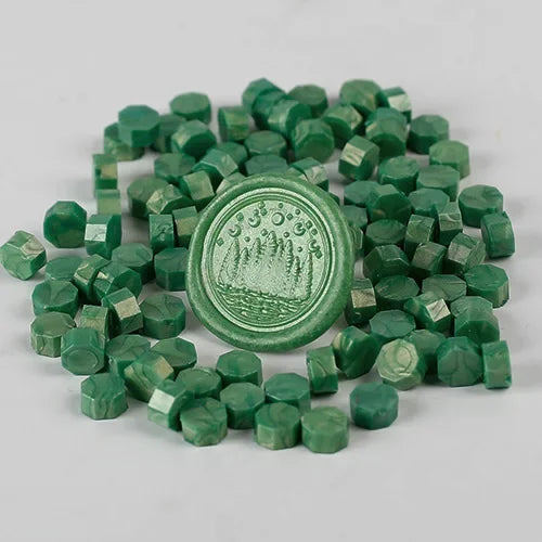 100Pc Retro Sealing Wax Seal Stamp Wax Beads for DIY Invitations