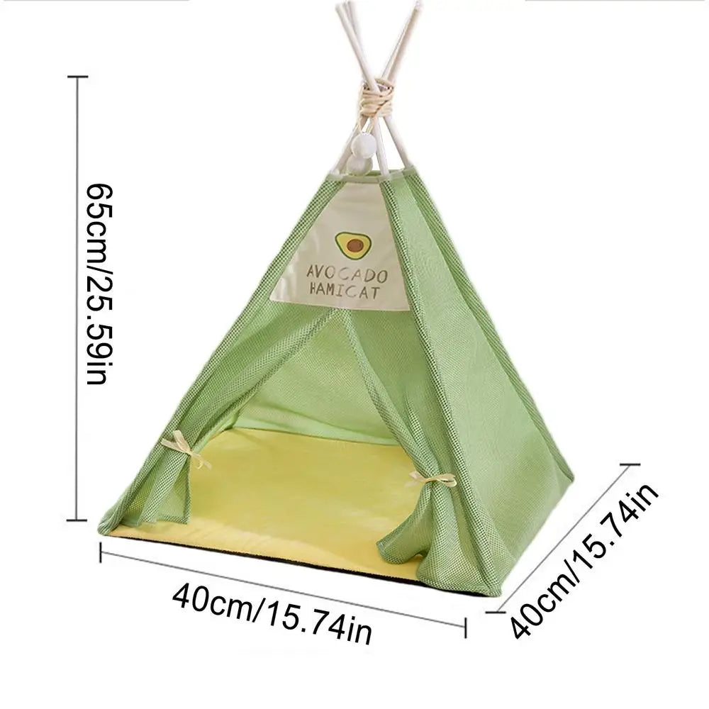 Portable Pet Playpen Breathable Mesh Foldable Dog Tent In Stable Structure Pet Teepee Machine Washable Portable Indoor Dog House