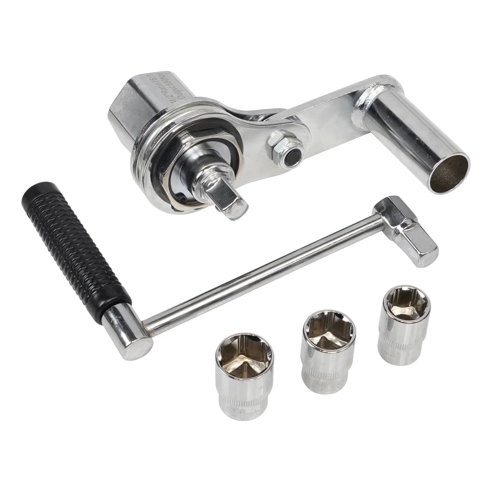 Torque Multiplier Wrench Kit 1/2" Torsional Torque Multiplier Wrench Lug Nut Remover Tool with 17mm/19mm/21mm Sockets