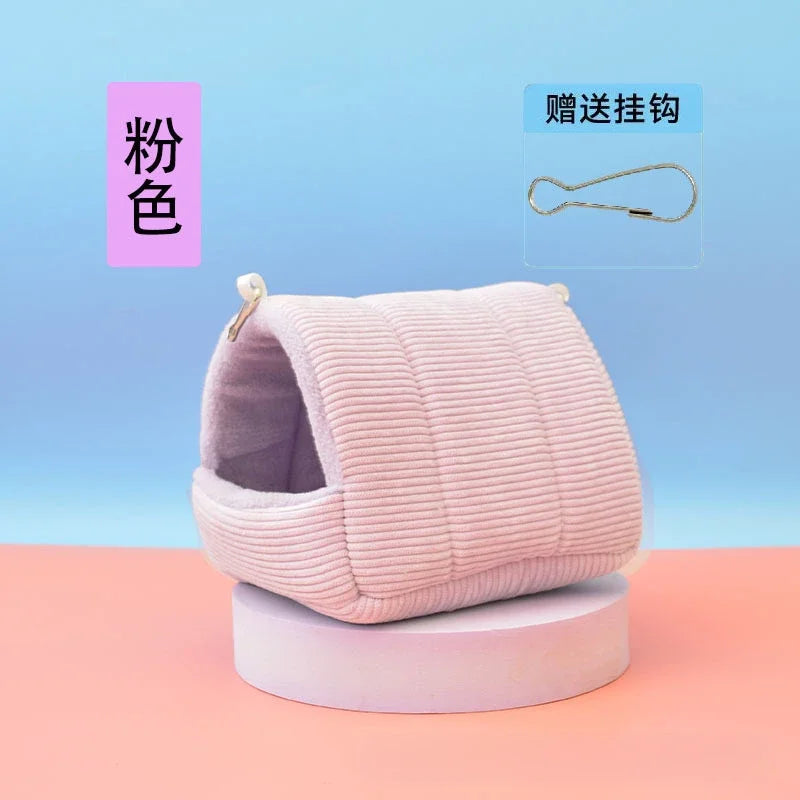 Bird Cage Parrot Cotton Nest Mini House Pet Parrot Nest Budgie Warm Winter Hammock Cage Hut Tent Bed Hanging Cave Pet Products