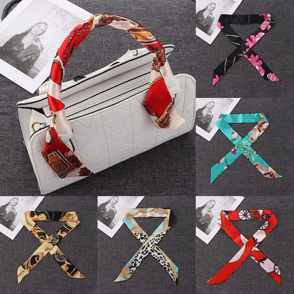 Fashion Wrist/Waistband Hairband Neck Scarf Decor Ribbon Scarf Handbag Handle Ribbon Small Silk Scarf