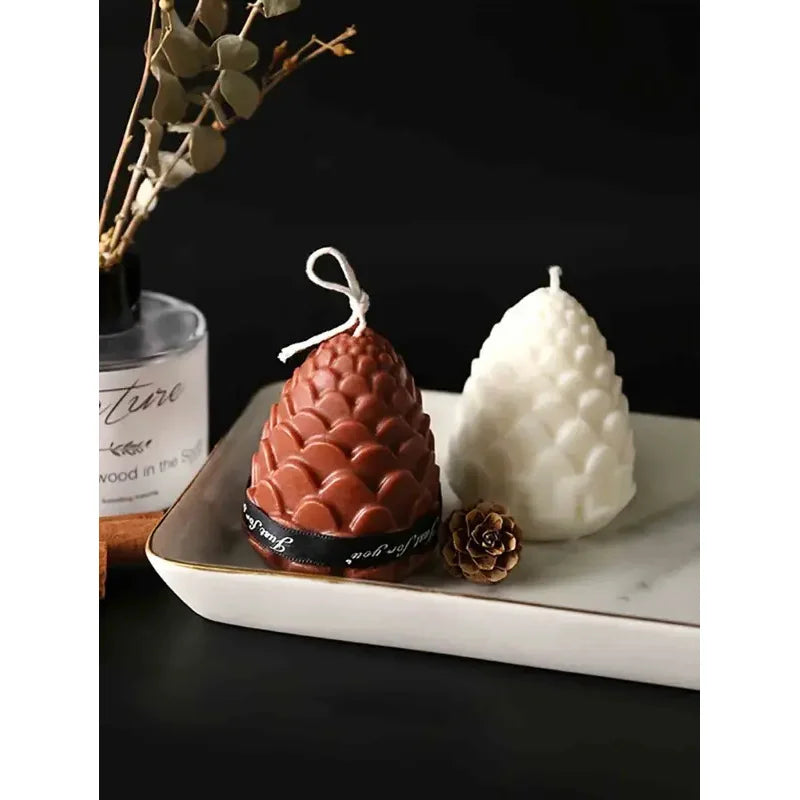 3D Pine Cones Silicone Mold for DIY Candle Making