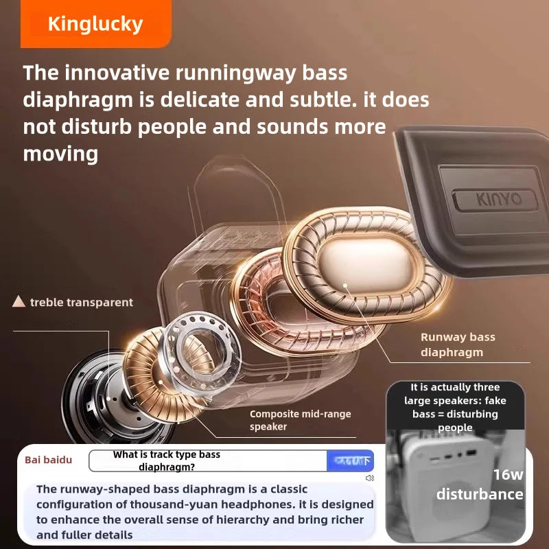 Kinglucky K26 Portable Karaoke Machine with Wireless Microphones for Home Family Fun and Children's Parties