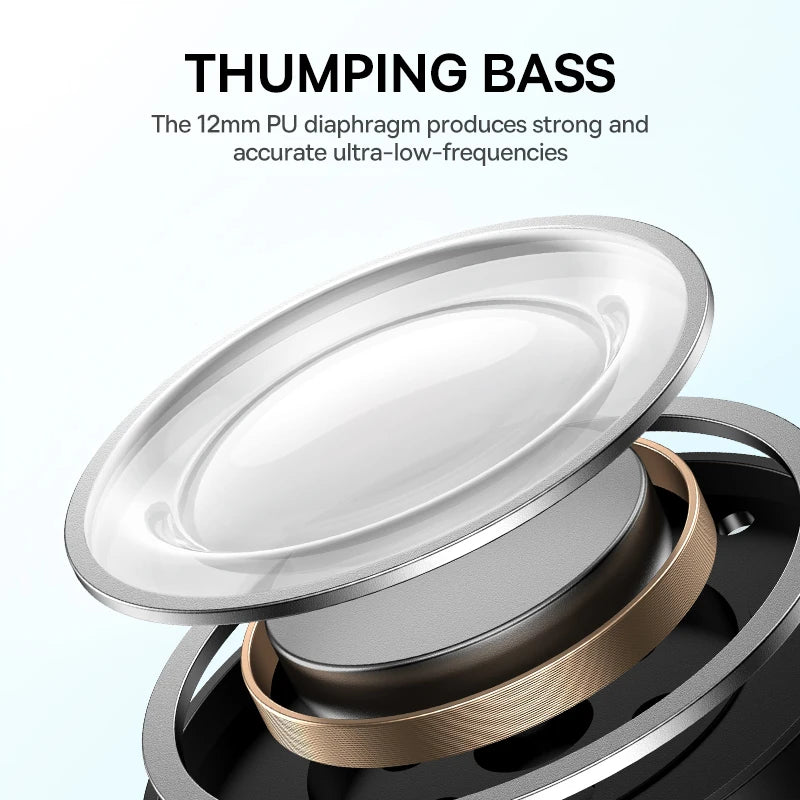 Baseus Bowie E19 True Wireless Earphones 12mm Drivers With Big Bass Bluetooth 5.3 33H Long Playtime IPX5 Waterproof Earbuds