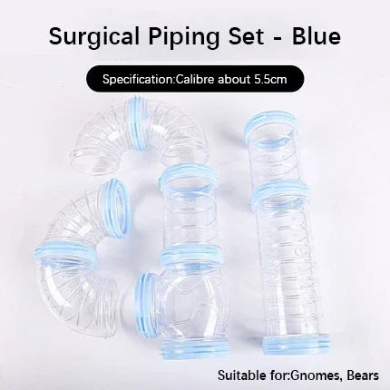 Hamster Coop External Pipelines Can Be Randomly Spliced DIY Landscape Design Pipes Hamster Cage Modification Movement Tunnel