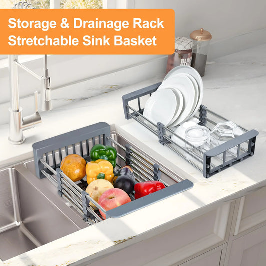 The Bowl Drying Rack Is Expandable and Suitable For Kitchen Sinks The Metal Bowl And Dish Drain Is Multifunctional and The Bow