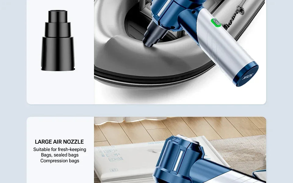 Cordless Mini Handheld Car Vacuum Cleaner with Strong Suction for Effortless Cleaning