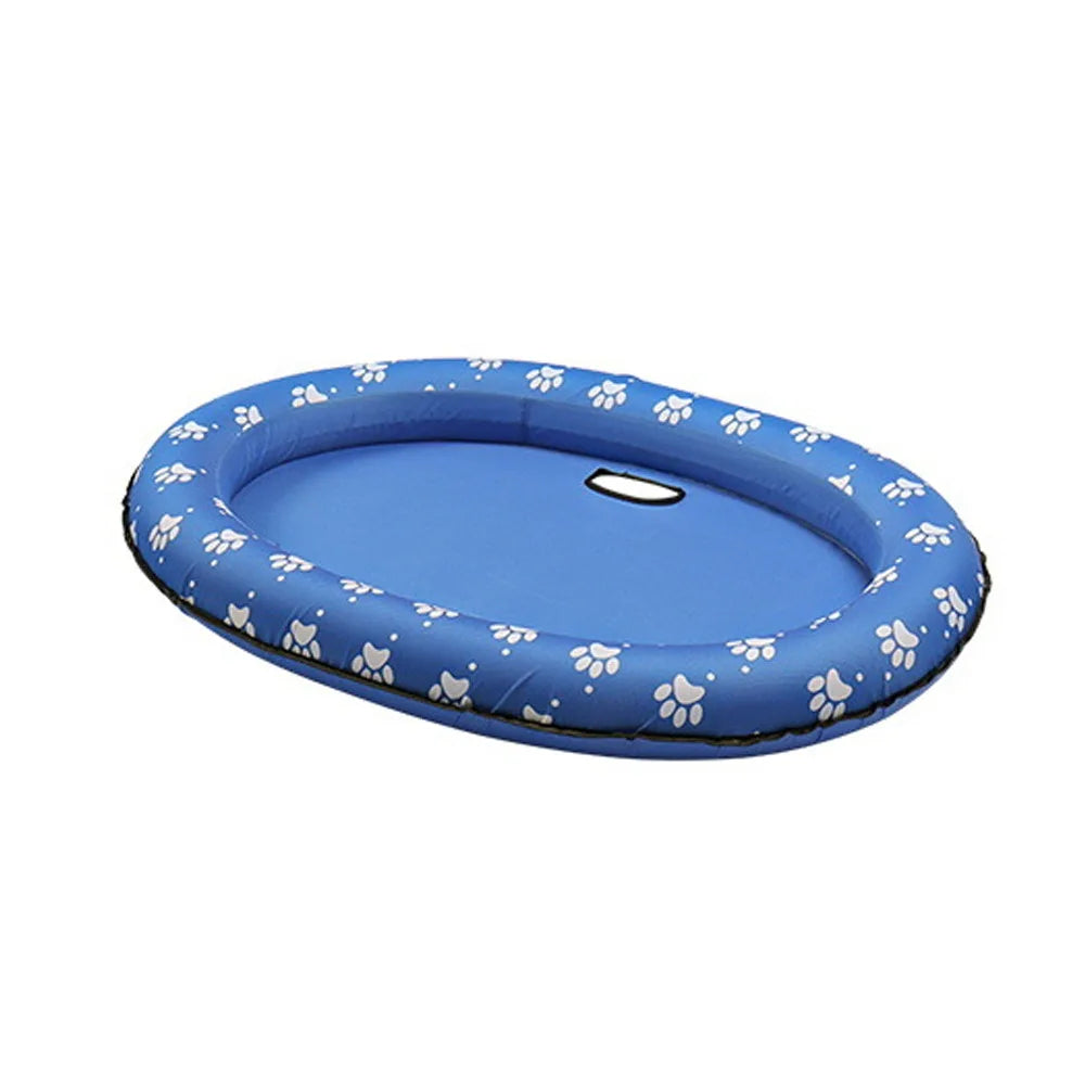 Portable Foldable Dog Swimming Float Soft Cooling Pet Dog Float PVC Pet Floating Raft Pool