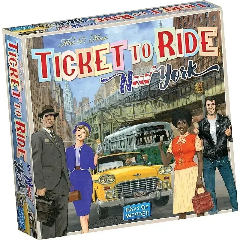Ticket to Ride Rails and Sails Board Game Family Multiplayer Adventure Strategy Game for Friends and Parties