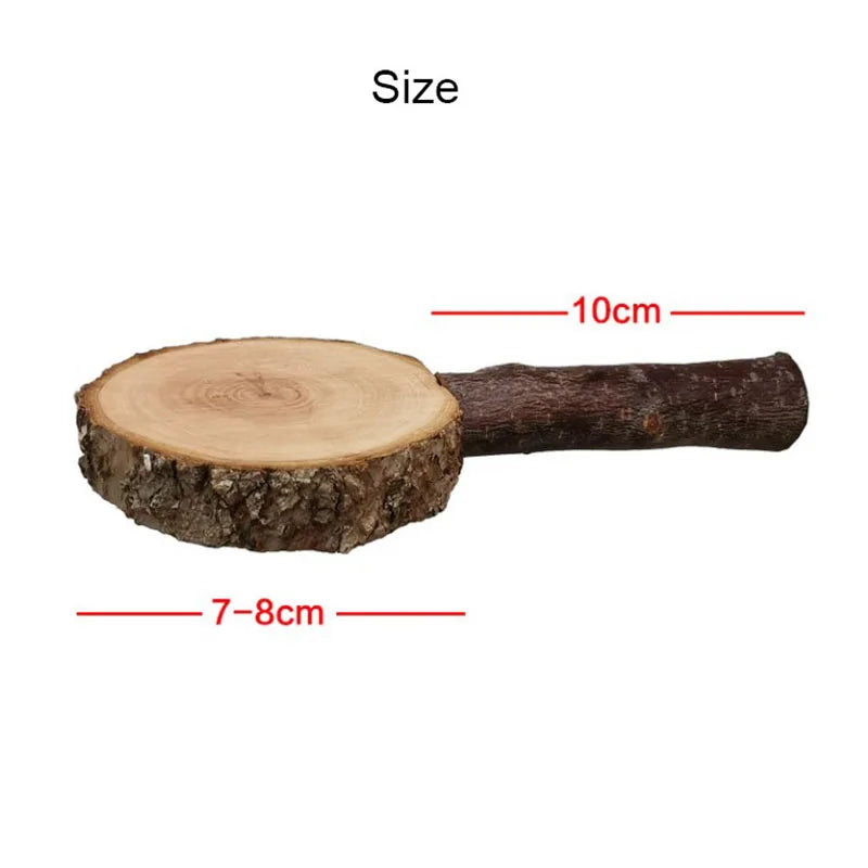 Natural Wood Pet Parrot Raw Wood Fork Tree Branch Stand Rack Squirrel Bird Hamster Branch Perches Chew Bite Toys Stick Hot Sale