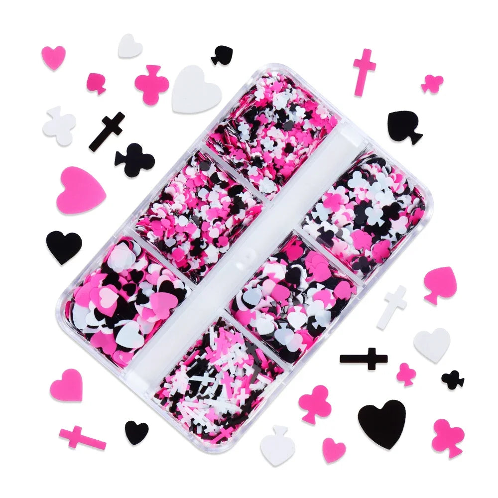 Holographic Glitter English Alphabet Flakes For DIY Resin