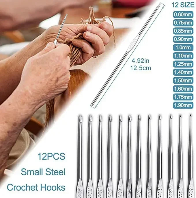 58 Pieces Crochet Hook Set Complete Kit for Beginners