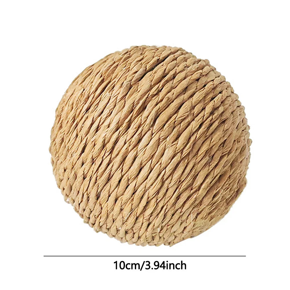 10CM Interactive Sisal Cat Scratching Ball Toy For Kitten Grinding Paws Toys Cats Scratcher Wear-resistant Pet Furniture supplie