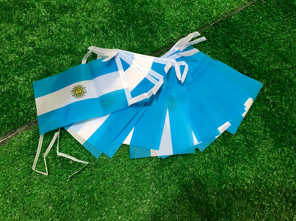 Argentina bunting flags 1 pc with 20 mini flags