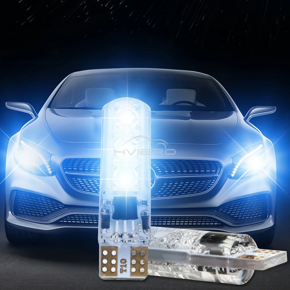 New T10 5050 6SMD DC 12V Waterproof RGB W5W Car Bulb