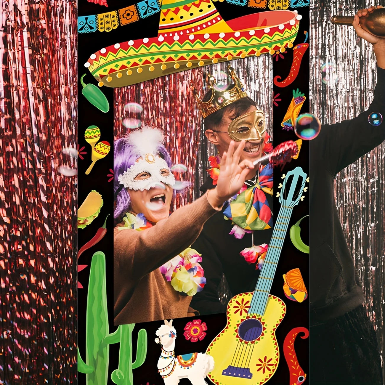 Mexican Theme Fiesta Party Photo Booth