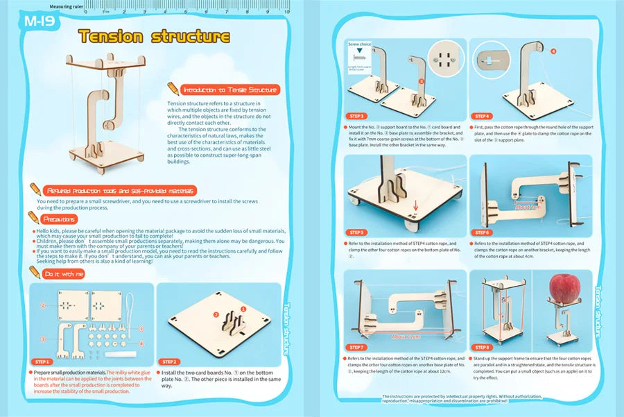 DIY Physical Model Science Experiment Educational Toy for Kids