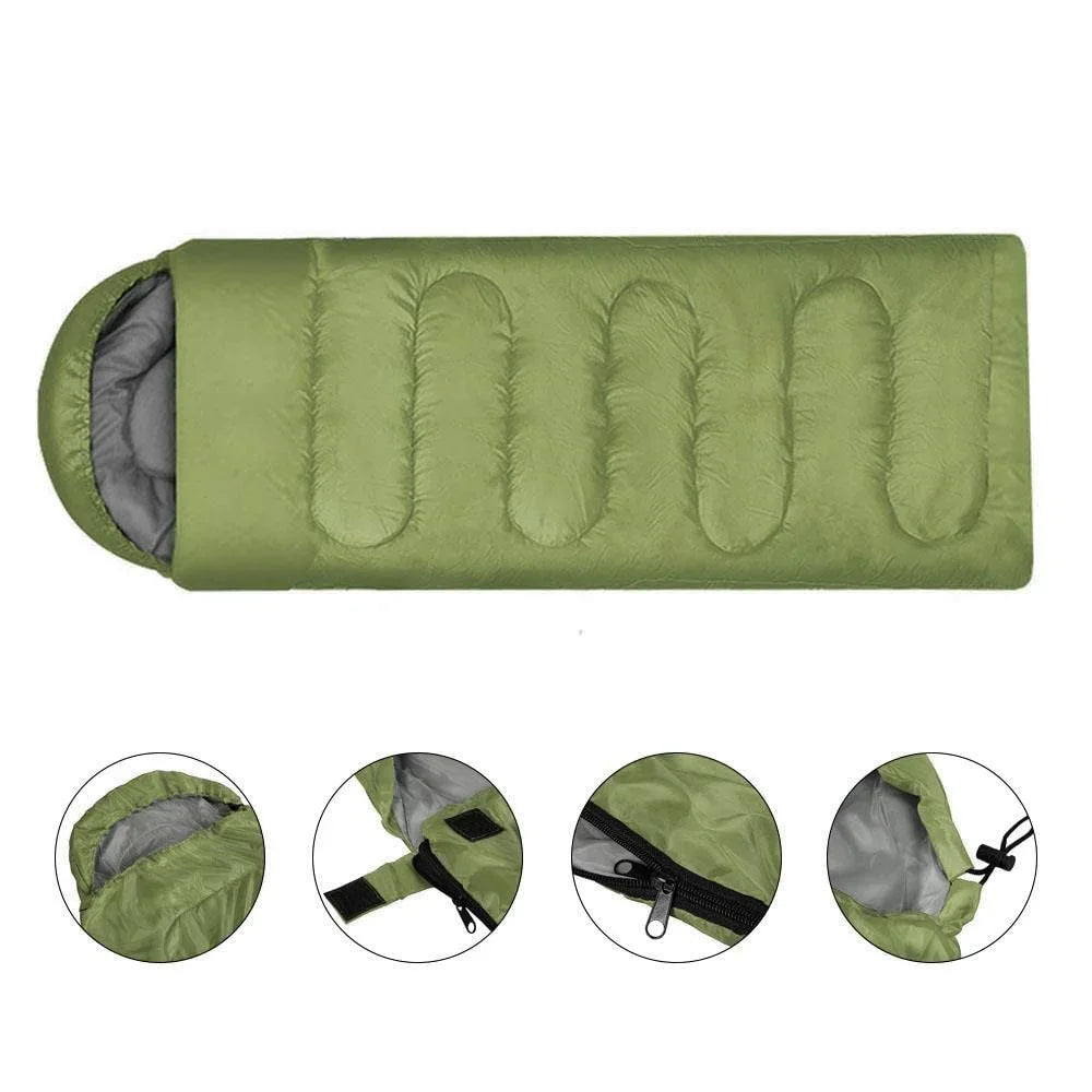Ultralight Waterproof 4 Season Camping Sleeping Bag Warm Envelope for Backpacking and Hiking