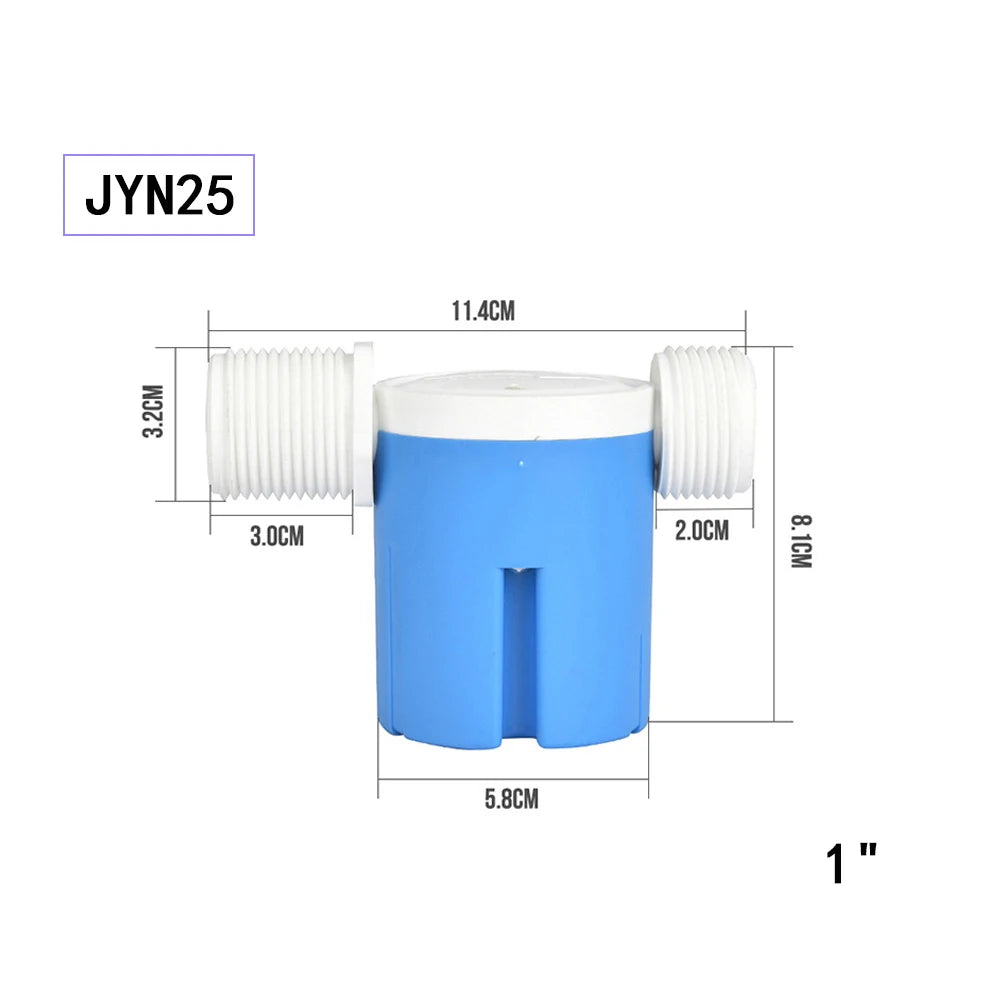 1/2'' 3/4'' 1'' Practical Water Level Control Durable Replacement Full Automatic Float Valve Anti Corrosion Nylon ball balve