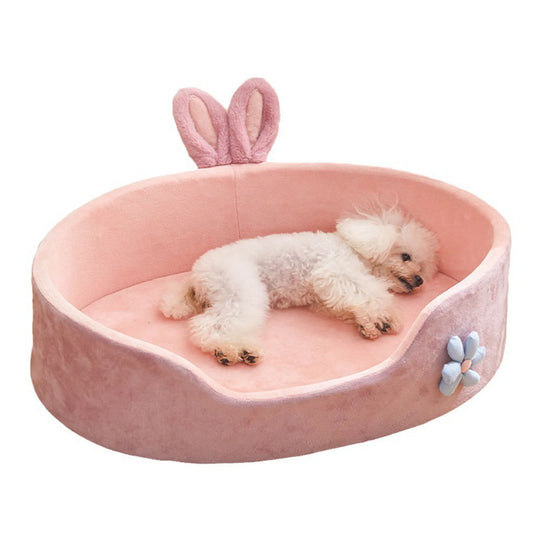 Detachable Washable Pet Bed for Dogs and Cats Soft Comfortable Warm Design All Season Use