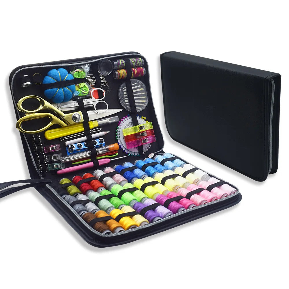 230 Piece Sewing Kit DIY Multi-Function Sewing Box Set for Hand Quilting Embroidery and Stitching Accessories