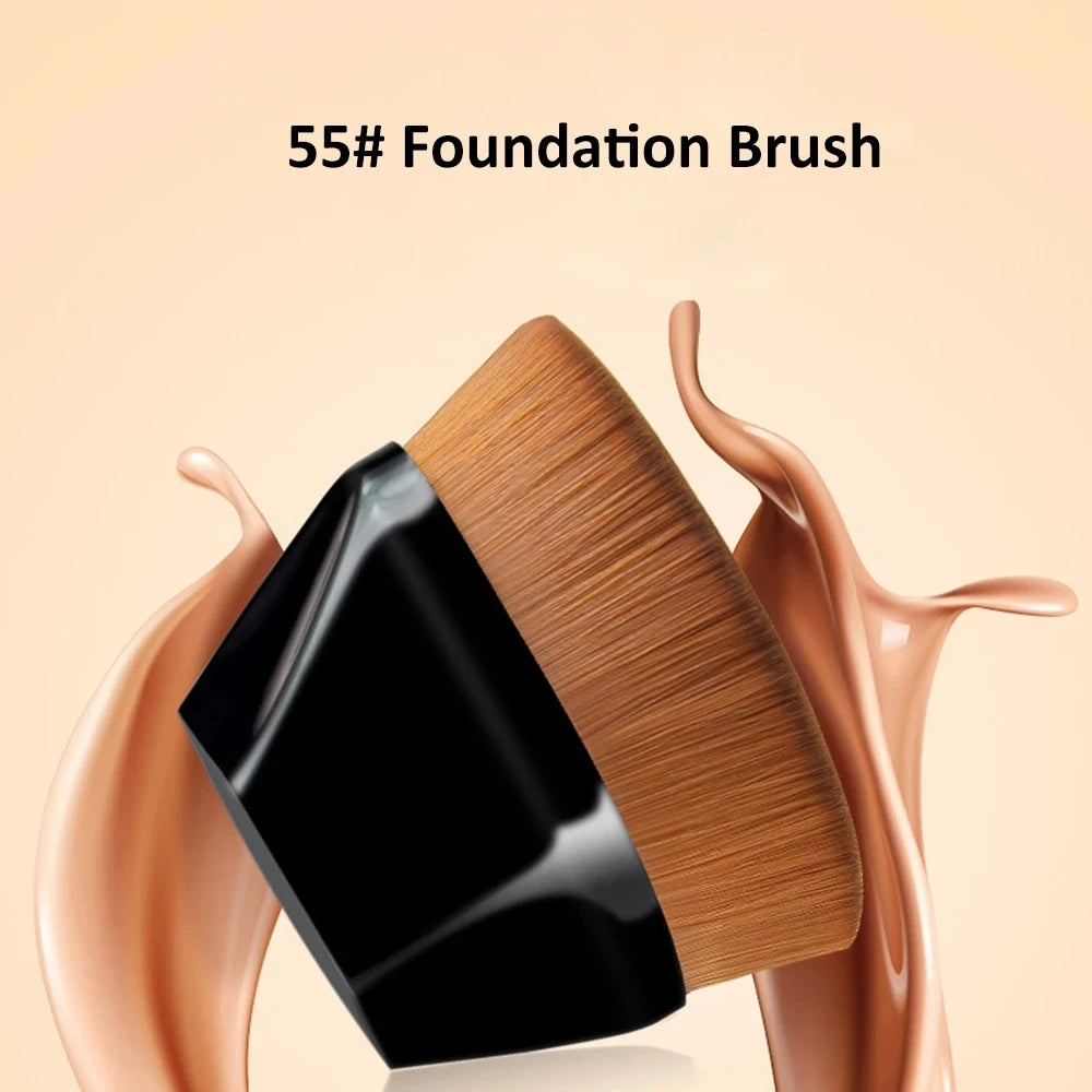 Six Corners Kabuki Flawless Foundation Makeup Brush Set