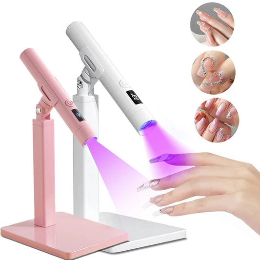 Professional Ultraviolet Mini Nail Drying Lamp With Stand