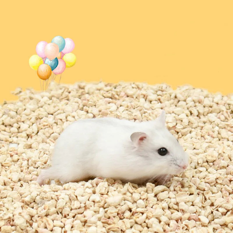 500g Natural Edible Corn Cob Hamster Bedding Toilet Supplies Deodorant Sawdust Hedgehog Chinchilla Winter Warm Cage House Filler