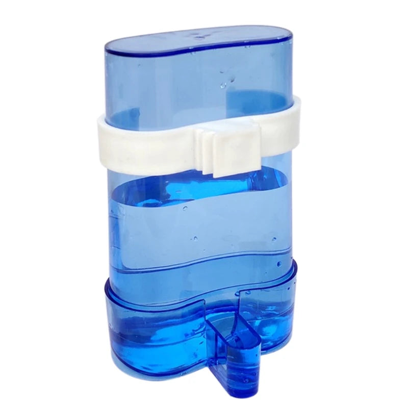 Bird Water Dispenser for Cage Automatic Bird Waterer Feeder Parakeet Cage Accessory Clear Drinker Container No Mess